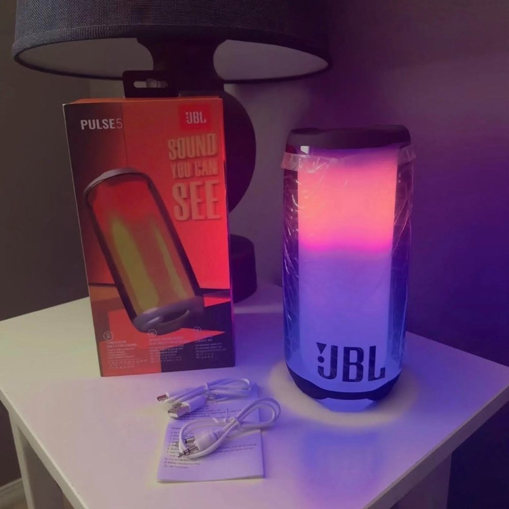 JBL Pulse 5 wireless speaker with lightshow features